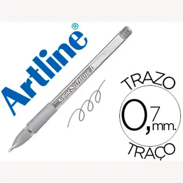 BOLIGRAFO ARTLINE 1900 SOFTLINE TINTA ACEITE METALICO PLATA 57136 BOLIGRAFO ARTLINE 1900 SOFTLINE TINTA ACEITE METALICO PLATA 57136
