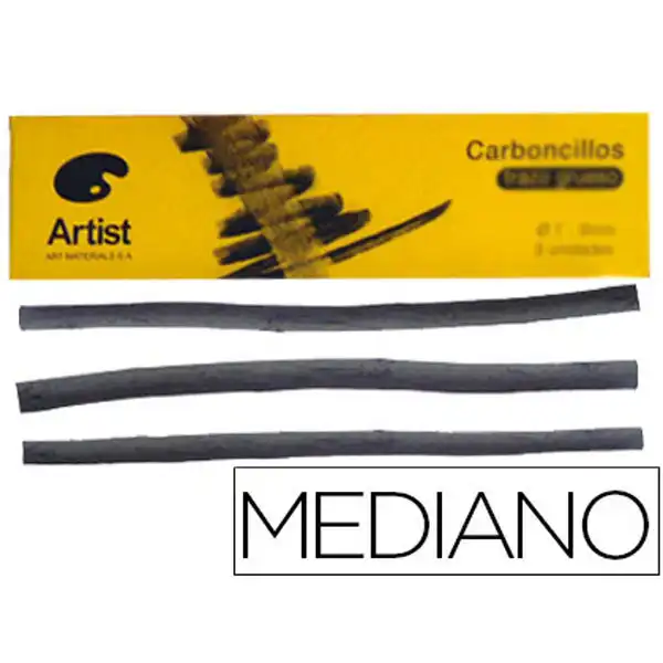 CARBONCILLO ARTIST MEDIANOS 5-6 MM CAJA DE 6 BARRAS 57217 CARBONCILLO ARTIST MEDIANOS 5-6 MM CAJA DE 6 BARRAS 57217