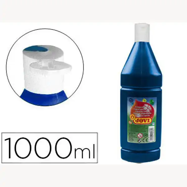 TEMPERA LIQUIDA JOVI ESCOLAR 1000 ML AZUL ULTRAMAR 511-24 57423 TEMPERA LIQUIDA JOVI ESCOLAR 1000 ML AZUL ULTRAMAR 511-24 57423