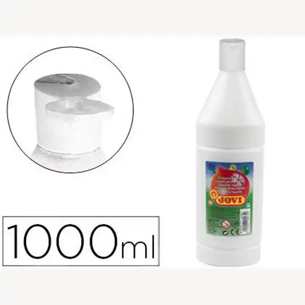 TEMPERA LIQUIDA JOVI ESCOLAR 1000 ML BLANCO 511-01 57425 TEMPERA LIQUIDA JOVI ESCOLAR 1000 ML BLANCO 511-01 57425