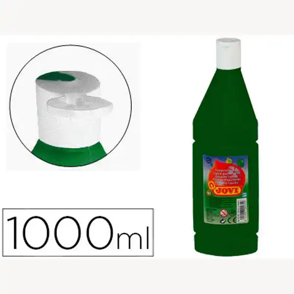 TEMPERA LIQUIDA JOVI ESCOLAR 1000 ML VERDE OSCURO 511-19 57431 TEMPERA LIQUIDA JOVI ESCOLAR 1000 ML VERDE OSCURO 511-19 57431