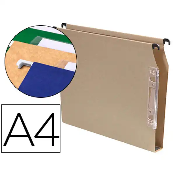 CARPETA COLGANTE GIO A4 VISOR LATERAL 250X330X30 MM KRAFT 58720 CARPETA COLGANTE GIO A4 VISOR LATERAL 250X330X30 MM KRAFT 58720