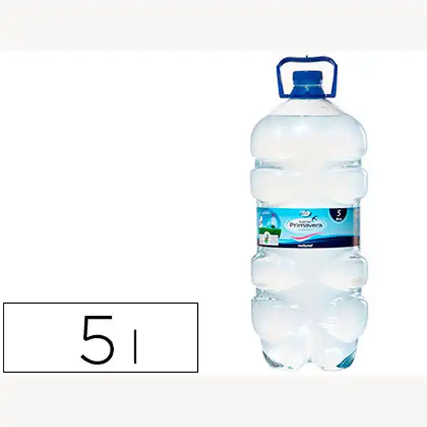 AGUA MINERAL NATURAL FUENTE PRIMAVERA BOTELLA DE 5L 59091 AGUA MINERAL NATURAL FUENTE PRIMAVERA BOTELLA DE 5L 59091