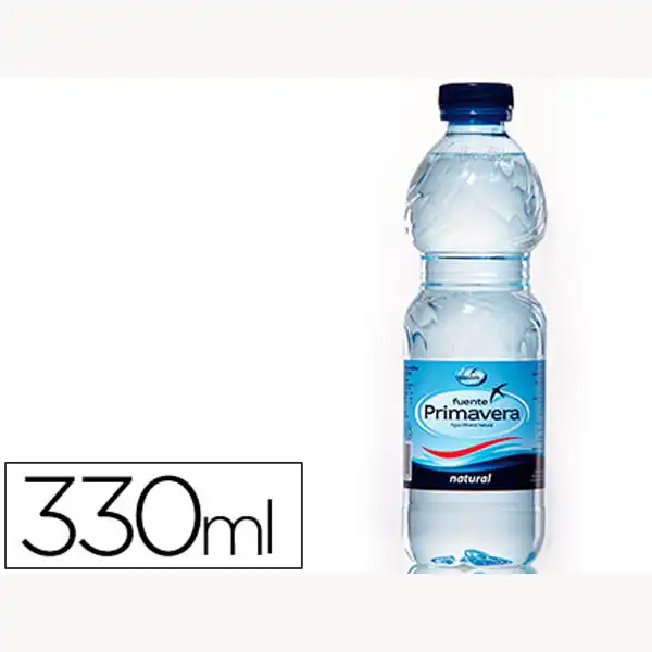 AGUA MINERAL NATURAL FUENTE PRIMAVERA BOTELLA DE 330ML 59093 AGUA MINERAL NATURAL FUENTE PRIMAVERA BOTELLA DE 330ML 59093