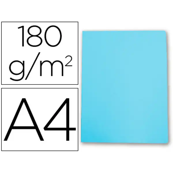 SUBCARPETA CARTULINA GIO A4 CELESTE PASTEL 180 G/M2 59119 SUBCARPETA CARTULINA GIO A4 CELESTE PASTEL 180 G/M2 59119