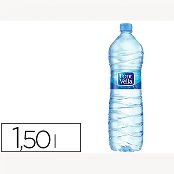 AGUA MINERAL NATURAL FONT VELLA BOTELLA SANT HILARI 1,5L 59188 F245529 AGUA MINERAL NATURAL FONT VELLA BOTELLA SANT HILARI 1,5L 59188 F245529