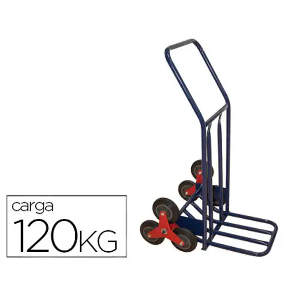 CARRETILLA PORTAPAQ.S SALVAESCALONES CON 6 RUEDAS TAMAÑO 1160X600X800 MM CARGA DE 120 KG 59433 CARRETILLA PORTAPAQ.S SALVAESCALONES CON 6 RUEDAS TAMAÑO 1160X600X800 MM CARGA DE 120 KG 59433