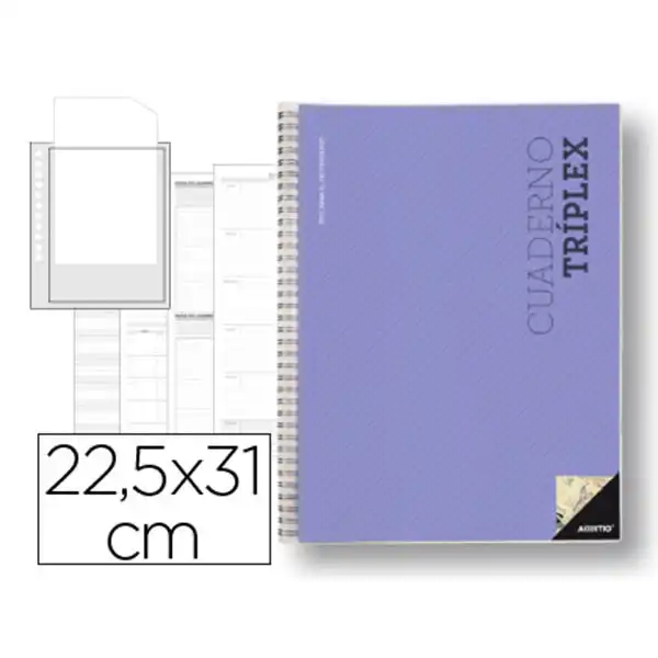 QUADERN TRIPLEX ADDITIO P191 PLAN CURSO EVALUACION CONTINUA PLAN SEMANAL TUTORIAS MAS 6 FUNDAS TRANSPARENTES 59463 QUADERN TRIPLEX ADDITIO P191 PLAN CURSO EVALUACION CONTINUA PLAN SEMANAL TUTORIAS MAS 6 FUNDAS TRANSPARENTES 59463
