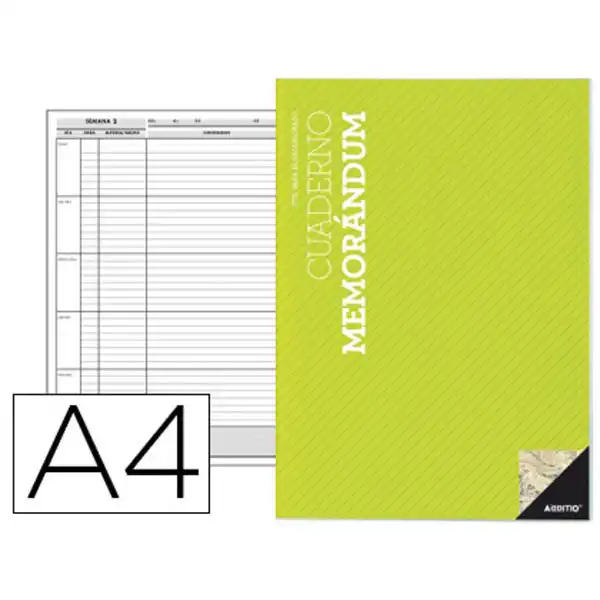 BLOC MEMORANDUM ADDITIO A4 PLANIFICACION SEMANAL DEL CURSO 59469 P122 59469 BLOC MEMORANDUM ADDITIO A4 PLANIFICACION SEMANAL DEL CURSO 59469 P122 59469