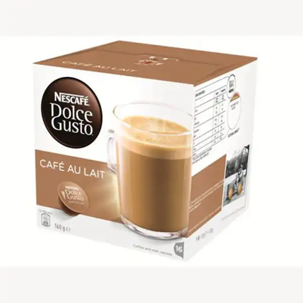 CAFE DOLCE GUSTO CAFE CON LECHE MONODOSIS CAJA DE 16 UNIDADES 59715 CAFE DOLCE GUSTO CAFE CON LECHE MONODOSIS CAJA DE 16 UNIDADES 59715