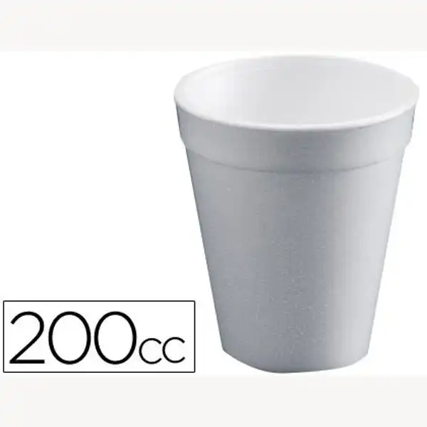 VASO TERMICO DE POLIEXPAN 200CC PAQ. DE 50 UNIDADES 59947 VASO TERMICO DE POLIEXPAN 200CC PAQ. DE 50 UNIDADES 59947