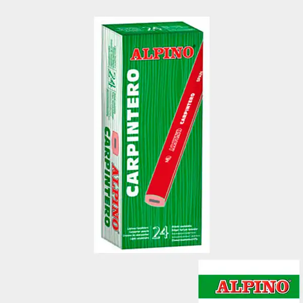 LAPICES ALPINO CARPINTERO CAJA DE 24 UNIDADES 62941 LAPICES ALPINO CARPINTERO CAJA DE 24 UNIDADES 62941