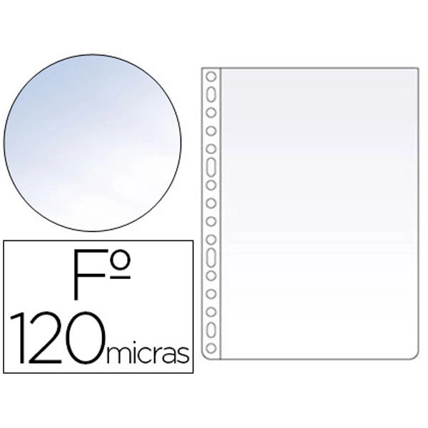 FUNDA MULTITALADRO ESSELTE Fº PP 120 MC CRISTAL CAJA DE 100 UNIDADES 63974 FUNDA MULTITALADRO ESSELTE Fº PP 120 MC CRISTAL CAJA DE 100 UNIDADES 63974