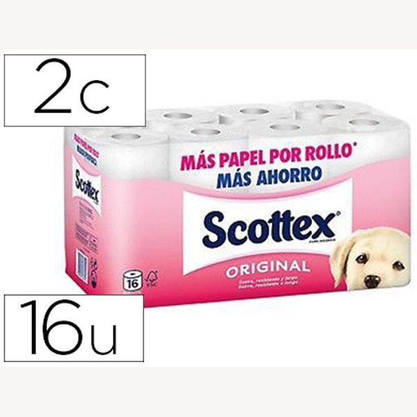 PAPEL HIGIENICO SCOTTEX ORIGINAL PAQ. DE 16 ROLLOS 70002 PAPEL HIGIENICO SCOTTEX ORIGINAL PAQ. DE 16 ROLLOS 70002