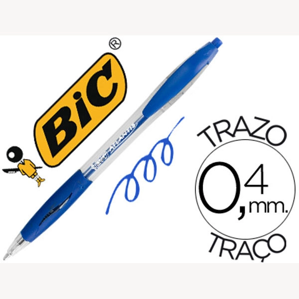 BOLIGRAFO BIC ATLANTIS AZUL RETRACTIL TINTA ACEITE PUNTA DE 1 MM 71780 BOLIGRAFO BIC ATLANTIS AZUL RETRACTIL TINTA ACEITE PUNTA DE 1 MM 71780