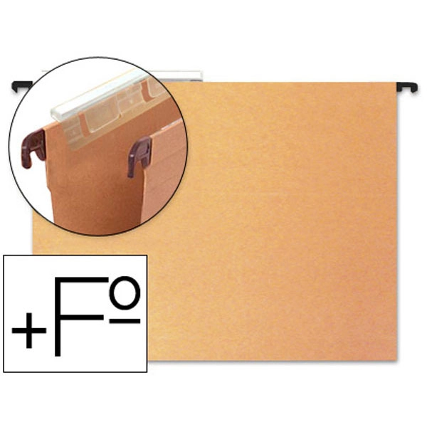 CARPETA COLGANTE HAMELIN Fº PROLONGADO VISOR SUPERIOR KRAFT ECO 72500 CARPETA COLGANTE HAMELIN Fº PROLONGADO VISOR SUPERIOR KRAFT ECO 72500