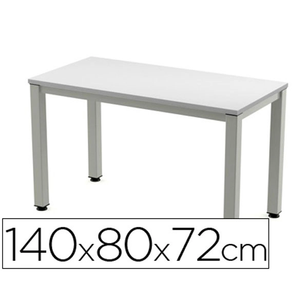MESA DE OFICINA ROCADA EXECUTIVE 2001AD02 ALUMINIO /GRIS 140X80CM 73018 MESA DE OFICINA ROCADA EXECUTIVE 2001AD02 ALUMINIO /GRIS 140X80CM 73018