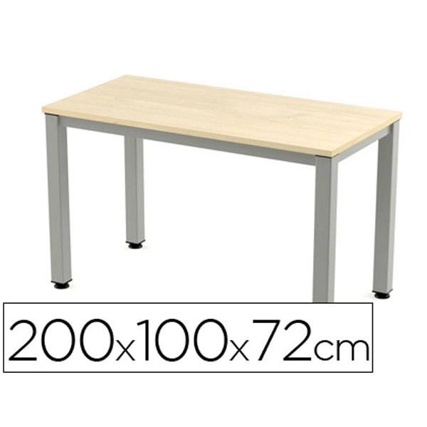 MESA DE OFICINA ROCADA EXECUTIVE 2005AD01 ALUMINIO /HAYA 200X100 CM 73026 MESA DE OFICINA ROCADA EXECUTIVE 2005AD01 ALUMINIO /HAYA 200X100 CM 73026