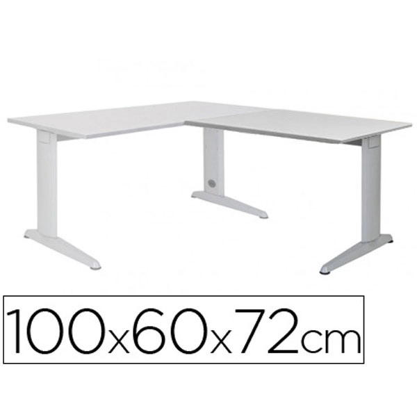 ALA P/ MESA ROCADA SERIE METAL 60X 100 CM DERECHA O IZQUIERDA ACABADO AC02 ALUMINIO/ GRIS 73049 ALA P/ MESA ROCADA SERIE METAL 60X 100 CM DERECHA O IZQUIERDA ACABADO AC02 ALUMINIO/ GRIS 73049