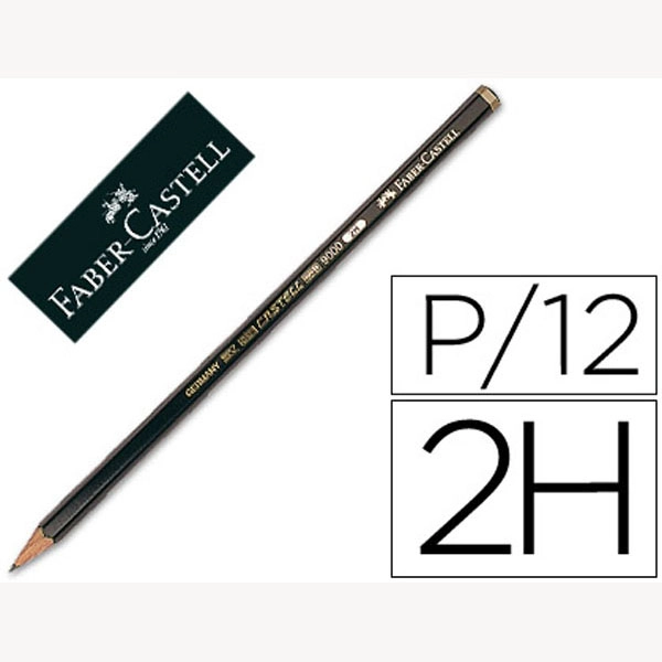 LAPICES DE GRAFITO FABER CASTELL 9000 2H UNIDAD 73523 LAPICES DE GRAFITO FABER CASTELL 9000 2H UNIDAD 73523