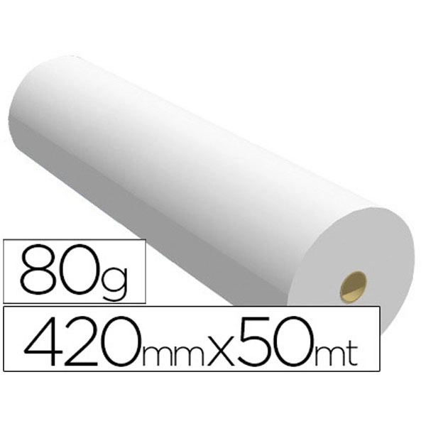 PAPEL REPROGRAFIA P/ PLOTTER 420MMX50MT 80GR IMPRESION INK-JET 73959 PAPEL REPROGRAFIA P/ PLOTTER 420MMX50MT 80GR IMPRESION INK-JET 73959