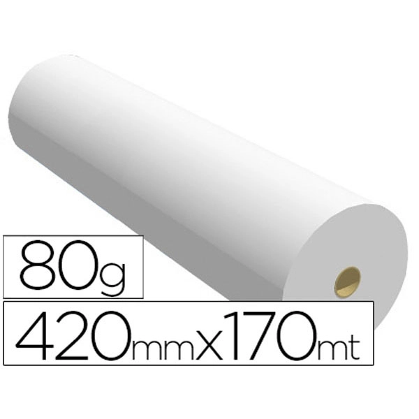 PAPEL REPROGRAFIA PPC P/ PLANOS 420MMX170MT 80GR 73960 PAPEL REPROGRAFIA PPC P/ PLANOS 420MMX170MT 80GR 73960