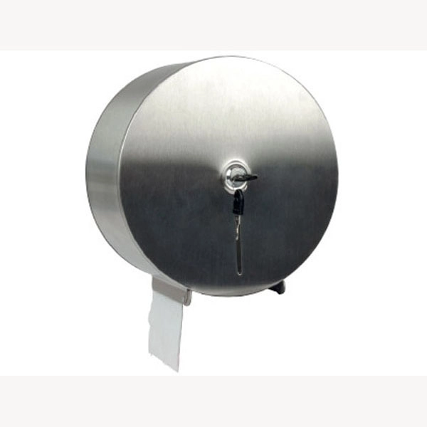 DISPENSADOR Q-CONNECT DE PAPEL HIGIENICO JUMBO ACERO INOXIDABLE 115x254x265 MM 75183 DISPENSADOR Q-CONNECT DE PAPEL HIGIENICO JUMBO ACERO INOXIDABLE 115x254x265 MM 75183