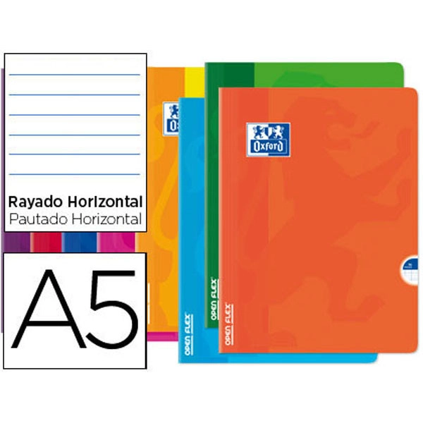 LIBRETA ESCOLAR OXFORD OPENFLEX TAPA FLEXIBLE OPTIK PAPER 48 HOJAS DIN A5 RAYADO HORIZONTAL 100108168 77237 LIBRETA ESCOLAR OXFORD OPENFLEX TAPA FLEXIBLE OPTIK PAPER 48 HOJAS DIN A5 RAYADO HORIZONTAL 100108168 77237