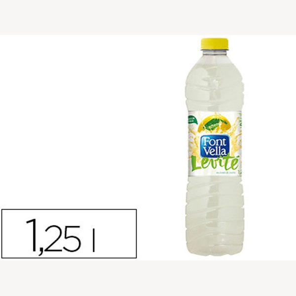 AGUA MINERAL NATURAL CON ZUMO DE LIMON FONT VELLA BOTELLA DE 1,25L 77439 AGUA MINERAL NATURAL CON ZUMO DE LIMON FONT VELLA BOTELLA DE 1,25L 77439