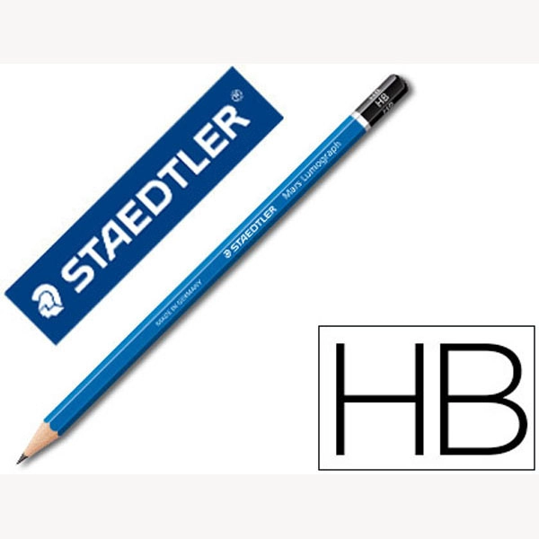 LAPICES DE GRAFITO STAEDTLER MARS LUMOGRAPH 100 HB UNIDAD 77482 LAPICES DE GRAFITO STAEDTLER MARS LUMOGRAPH 100 HB UNIDAD 77482