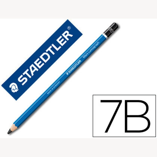 LAPICES DE GRAFITO STAEDTLER MARS LUMOGRAPH 100 7B UNIDAD 77489 LAPICES DE GRAFITO STAEDTLER MARS LUMOGRAPH 100 7B UNIDAD 77489
