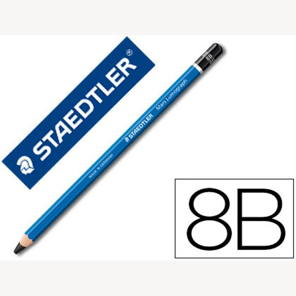 LAPICES DE GRAFITO STAEDTLER MARS LUMOGRAPH 100 8B UNIDAD 77490 LAPICES DE GRAFITO STAEDTLER MARS LUMOGRAPH 100 8B UNIDAD 77490