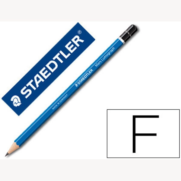 LAPICES DE GRAFITO STAEDTLER MARS LUMOGRAPH 100 F UNIDAD 77493 LAPICES DE GRAFITO STAEDTLER MARS LUMOGRAPH 100 F UNIDAD 77493