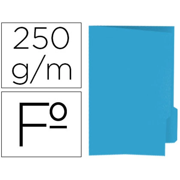 SUBCARPETA CARTULINA GIO Fº PESTAÑA DERECHA 250 G/M2 AZUL 78162 SUBCARPETA CARTULINA GIO Fº PESTAÑA DERECHA 250 G/M2 AZUL 78162