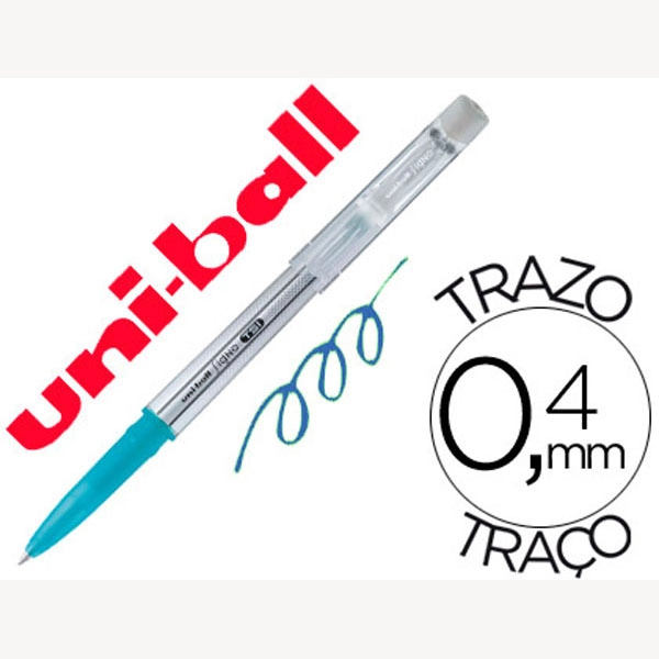 BOLIGRAFO UNI-BALL ROLLER TSI UF-220 BORRABLE 0,7 MM TINTA GEL AZUL CLARO 78265 BOLIGRAFO UNI-BALL ROLLER TSI UF-220 BORRABLE 0,7 MM TINTA GEL AZUL CLARO 78265