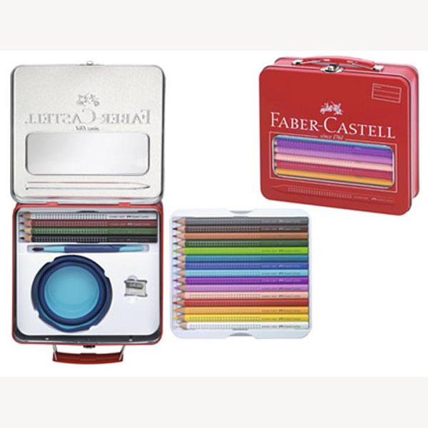MALETIN ESCOLAR FABER-CASTELL-CASTELL JUMBO GRIP METALICO ASA Y CIERRE COLOR ROJO 200X240X67 MM 78315 MALETIN ESCOLAR FABER-CASTELL-CASTELL JUMBO GRIP METALICO ASA Y CIERRE COLOR ROJO 200X240X67 MM 78315