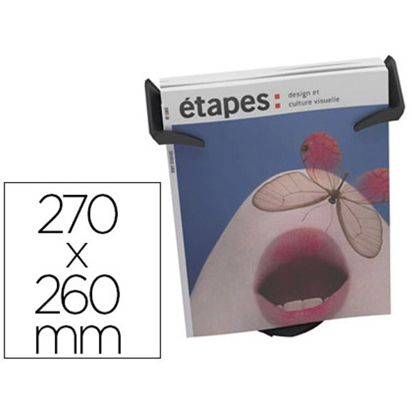 EXPOSITOR SOBREMESA FAST-PAPERFLOW 1 COMPARTIMENTO TAMAÑO A4+ COLOR NEGRO 270X260X155 MM 78517 EXPOSITOR SOBREMESA FAST-PAPERFLOW 1 COMPARTIMENTO TAMAÑO A4+ COLOR NEGRO 270X260X155 MM 78517