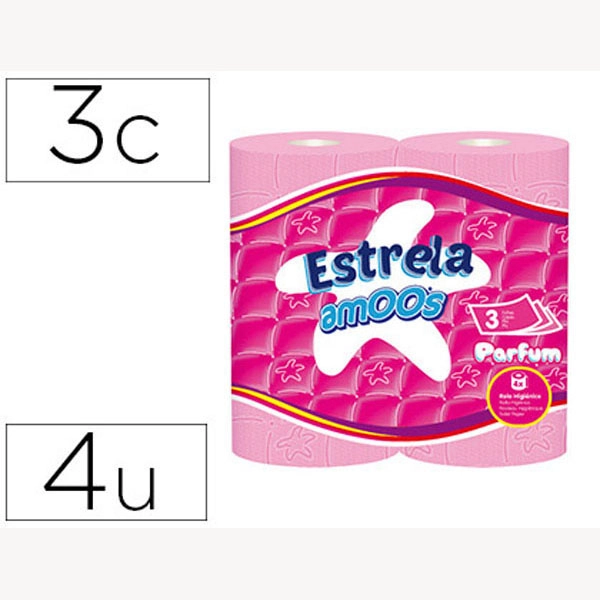 PAPEL HIGIENICO AMOOS 3 CAPAS 120 MM DIAMETRO X 90 MM ALTO PAQ. DE 4 ROLLOS 78530 PAPEL HIGIENICO AMOOS 3 CAPAS 120 MM DIAMETRO X 90 MM ALTO PAQ. DE 4 ROLLOS 78530