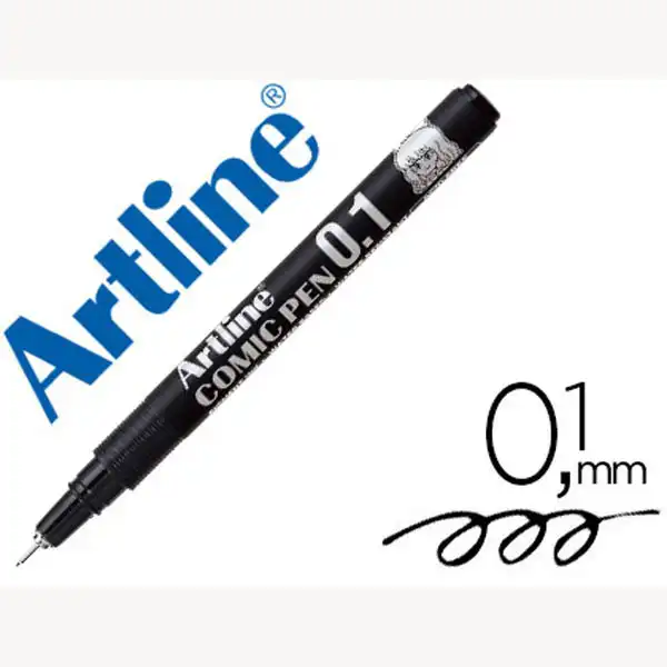 ROTULADOR ARTLINE CALIBRADO MICROMETRICO NEGRO COMIC PEN EK-281 PUNTA POLIACETAL 0,1 MM RESISTENTE AL AG 79909 ROTULADOR ARTLINE CALIBRADO MICROMETRICO NEGRO COMIC PEN EK-281 PUNTA POLIACETAL 0,1 MM RESISTENTE AL AG 79909
