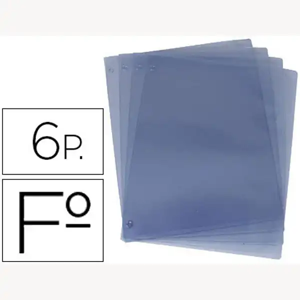 RECAMBIOS DE 6 FUNDAS -P/ PORTA MENUS Fº 81741 RECAMBIOS DE 6 FUNDAS -P/ PORTA MENUS Fº 81741