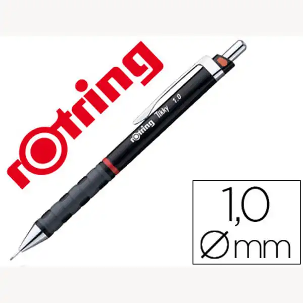 PORTAMINAS ROTRING TIKKY 1 MM NEGRO 91015 PORTAMINAS ROTRING TIKKY 1 MM NEGRO 91015
