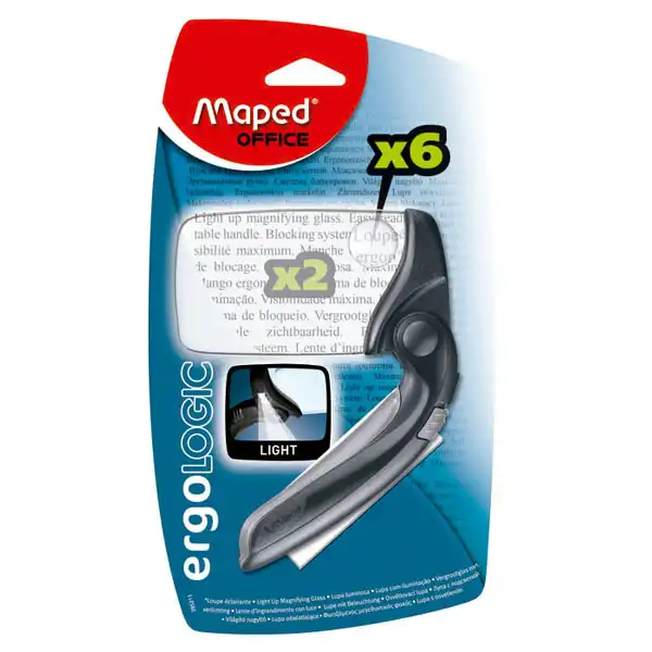 LUPA RECTANGULAR MAPED ERGOLOGIC LUZ X2 395211 LUPA RECTANGULAR MAPED ERGOLOGIC LUZ X2 395211