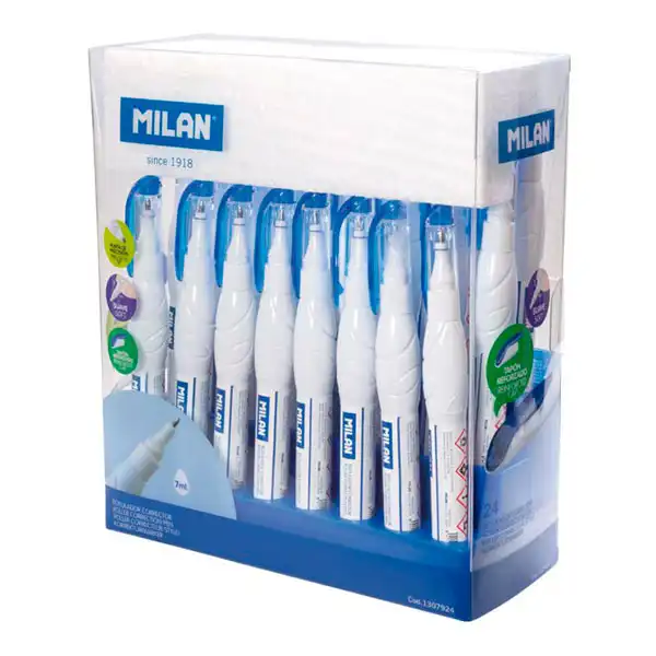 EXP 24 BOLIGRAFO CORRECTOR 7ML MILAN 1307924 87411574005650 EXP 24 BOLIGRAFO CORRECTOR 7ML MILAN 1307924 87411574005650