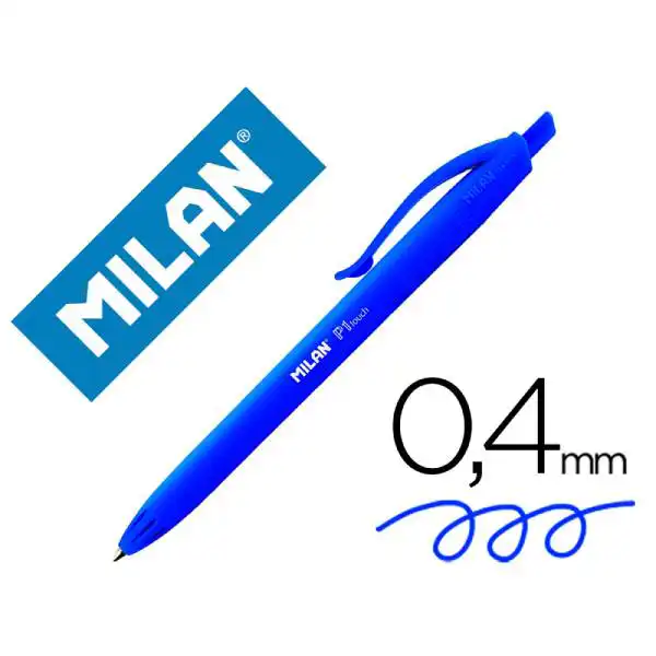 BOLIGRAFO MILAN P1 TOUCH PUNTA 1 MM. AZUL 154002 (176510925) BOLIGRAFO MILAN P1 TOUCH PUNTA 1 MM. AZUL 154002 (176510925)