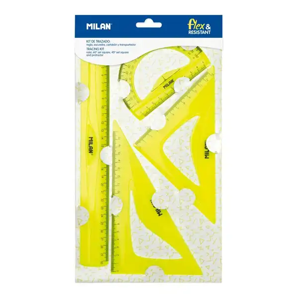 KIT DE REGLAS FLEX&RESISTANT AMARILLO ACID MILAN 359801Y KIT DE REGLAS FLEX&RESISTANT AMARILLO ACID MILAN 359801Y