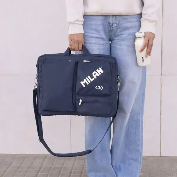 Maletín para portátil colección 430 since 1918 azul Milan 624303SNCB Maletín para portátil colección 430 since 1918 azul Milan 624303SNCB