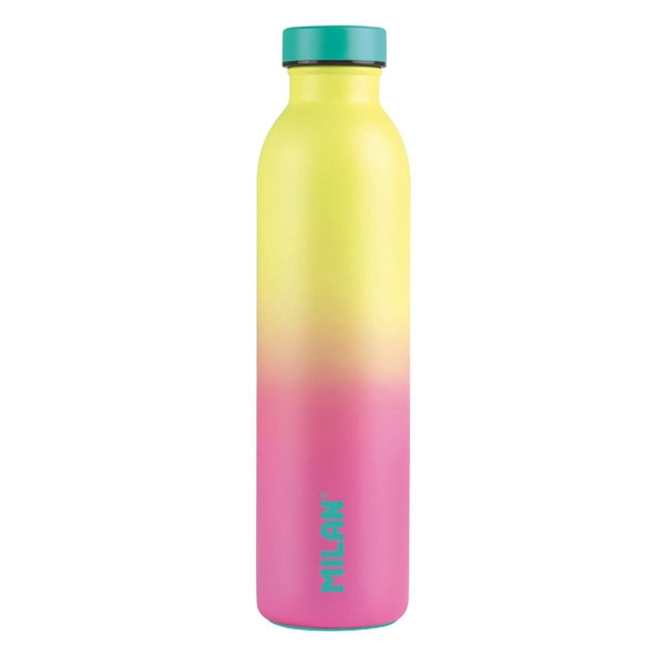 BOTELLA ISOTERMICA ACERO INOXIDABLE 590ML SUNSET ROSA MILAN 643020SN BOTELLA ISOTERMICA ACERO INOXIDABLE 590ML SUNSET ROSA MILAN 643020SN
