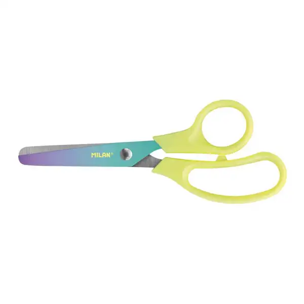 TIJERAS MILAN BASIC EDICION SUNSET MANGO AMARILLO BWM10444Y