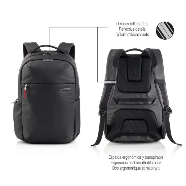MOCHILA GRANDE NEGRA BAG TO WORK MR 16980 MOCHILA GRANDE NEGRA BAG TO WORK MR 16980