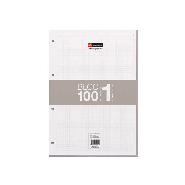 NB 1 BLOC A4 100 CUADRICULA GRIS MR 7423 NB 1 BLOC A4 100 CUADRICULA GRIS MR 7423